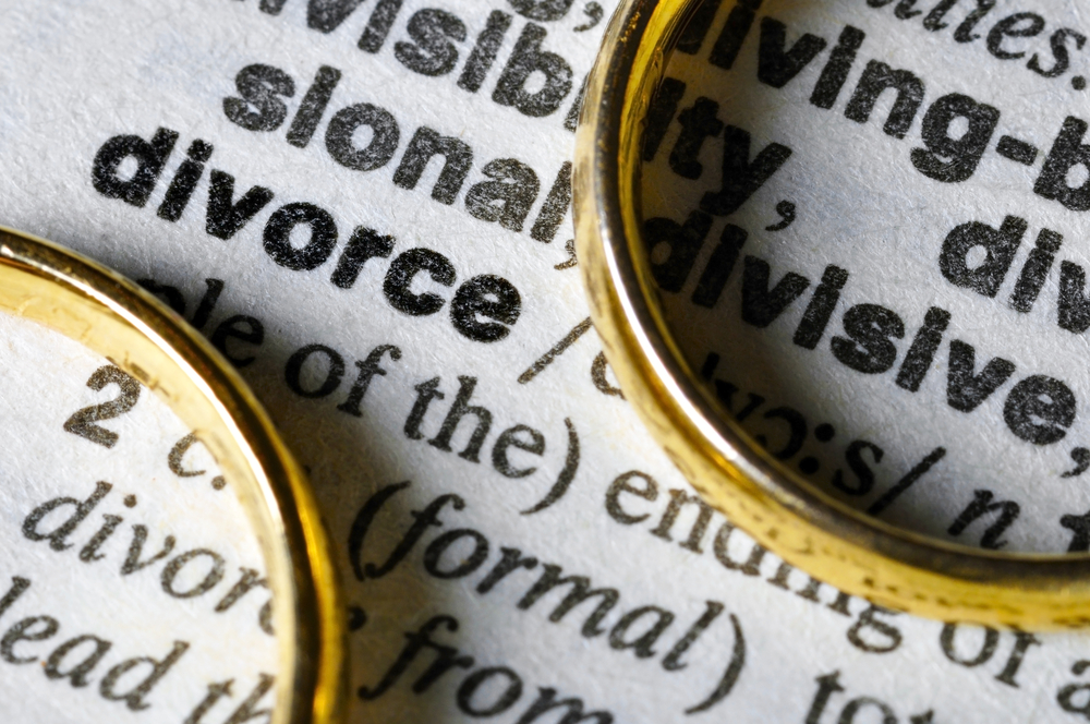 Wedding rings on definition of divorce